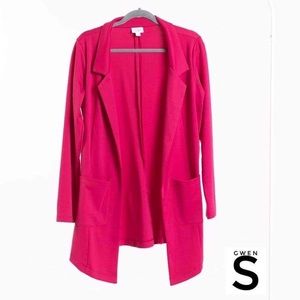NWT lularoe hot pink Gwen blazer
